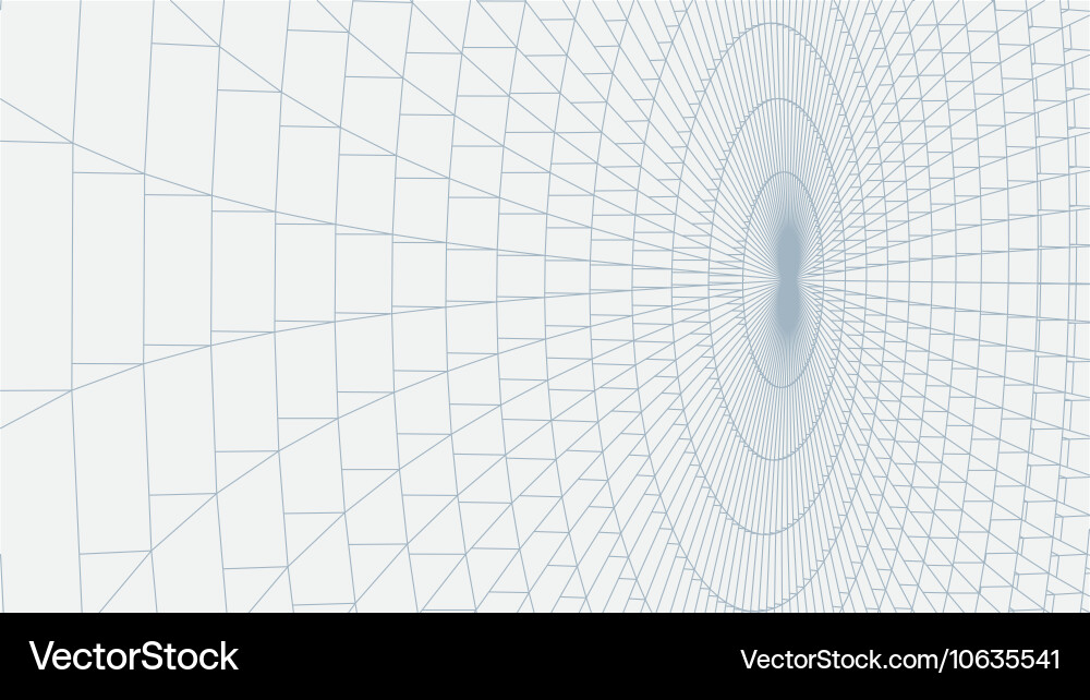 Abstract 3d illuminated distorted mesh sphere vector image
