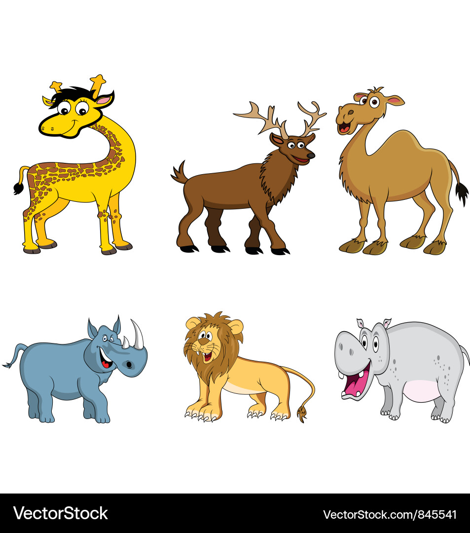 Animal collection Royalty Free Vector Image - VectorStock