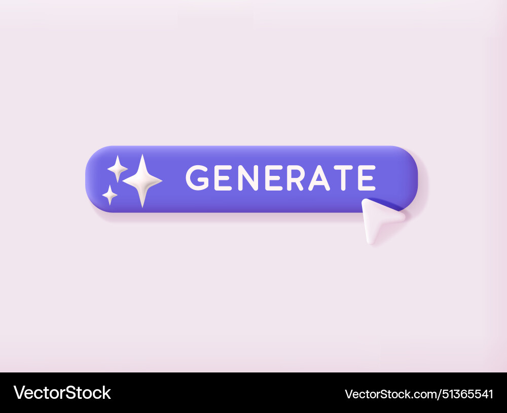 Generieren von ai-Button-Maschinenlernen Generieren von ai-Button-Maschinenlernen vektorbild