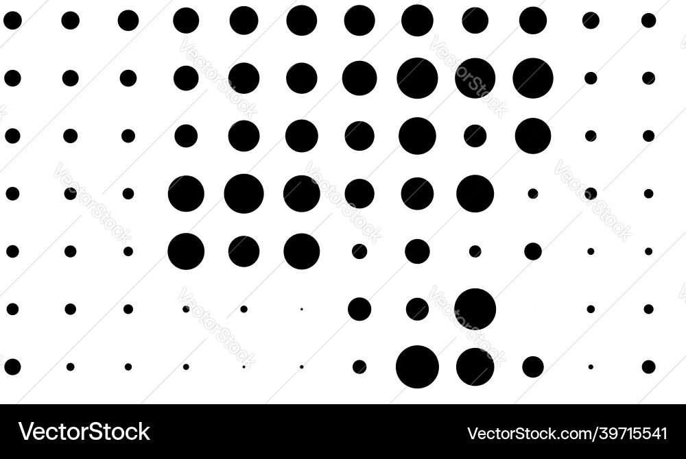 Halftone random circles dots pattern Halftone random circles dots pattern Vector Image