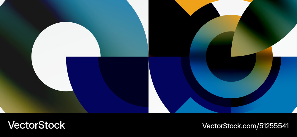 Trendy simple circle abstract background Trendy simple circle abstract background vector image
