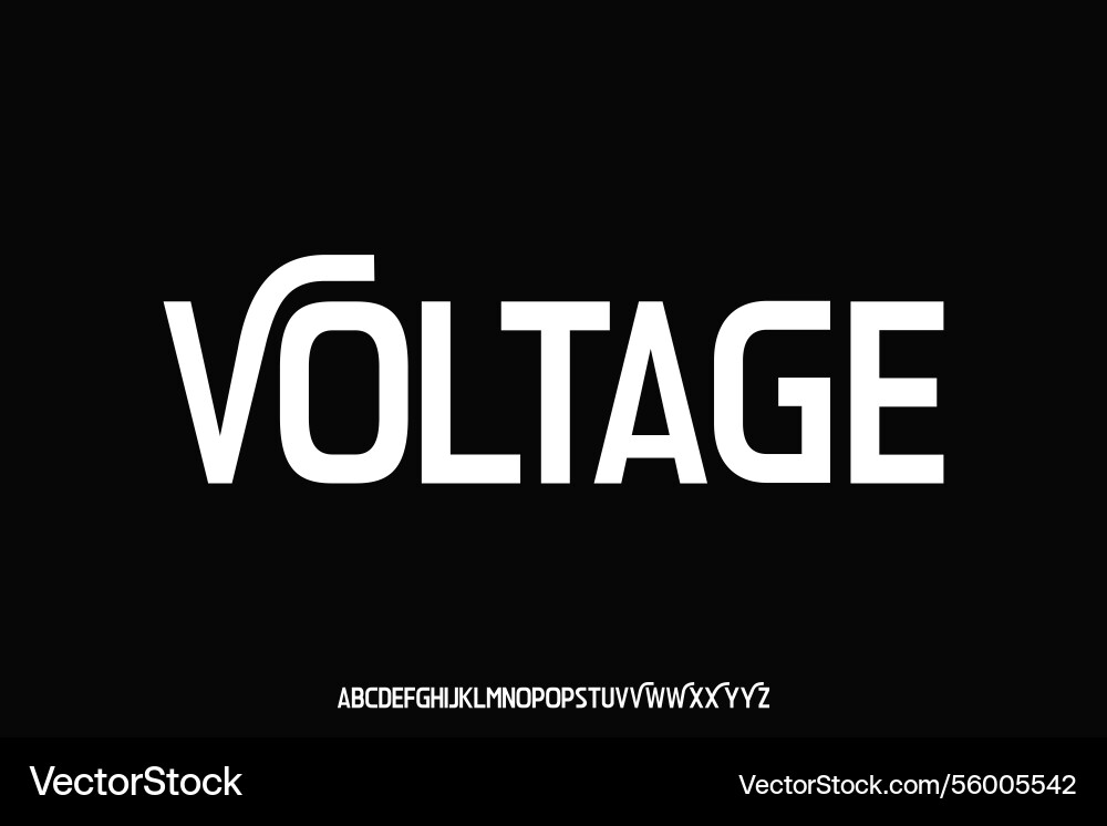 Display alphabet font design suitable Display alphabet font design suitable vector image