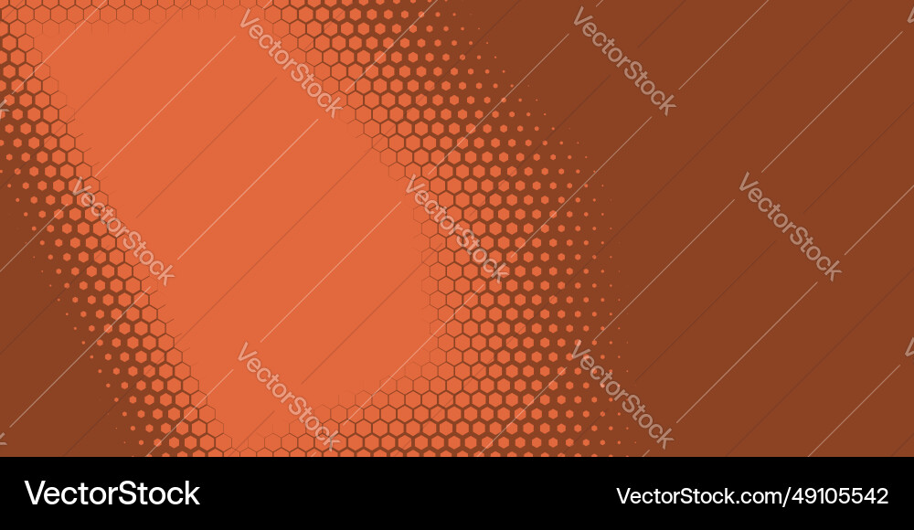 Geometric abstract hexagon two color background Vector Image