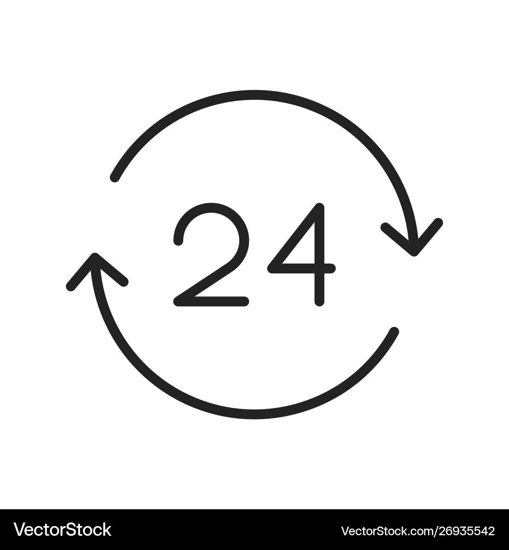 Time and clock web icons in line style timer Vector Image