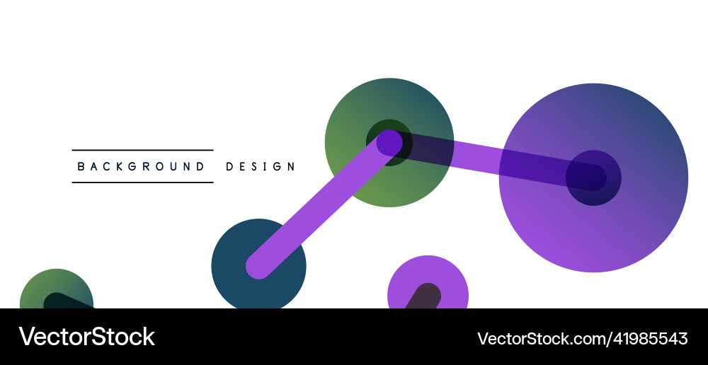 Abstract background round dots connected by lines Abstract background round dots connected by lines Vector Image