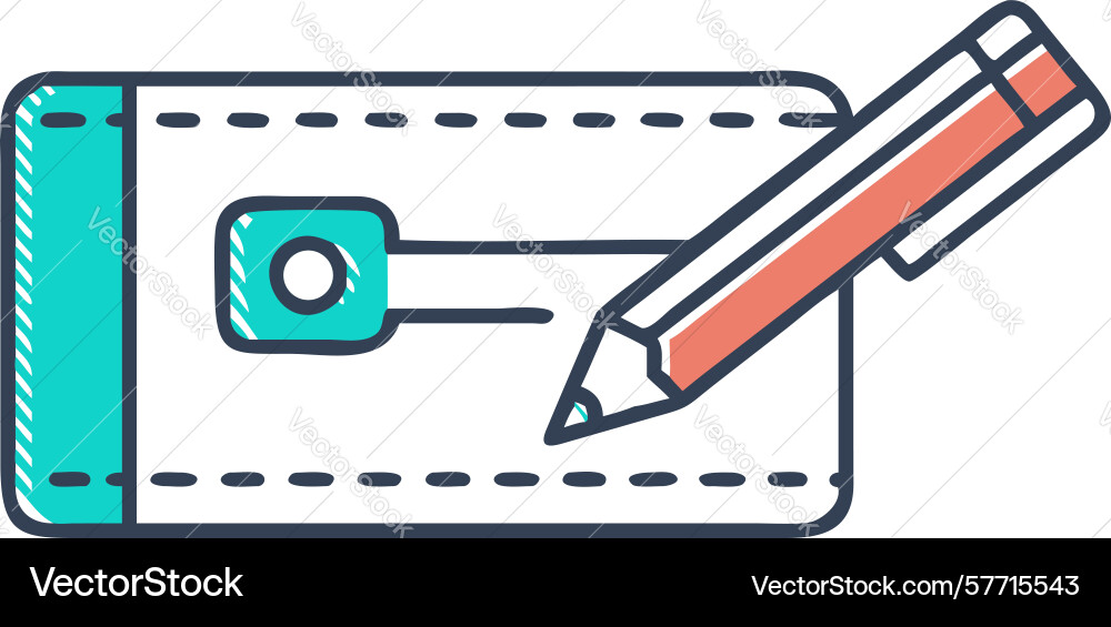 Building blueprint with pencil architecture vector image