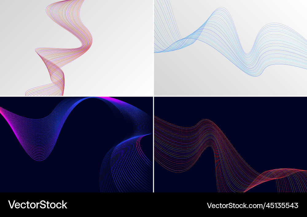 Collection of geometric minimal lines pattern set Collection of geometric minimal lines pattern set Vector Image