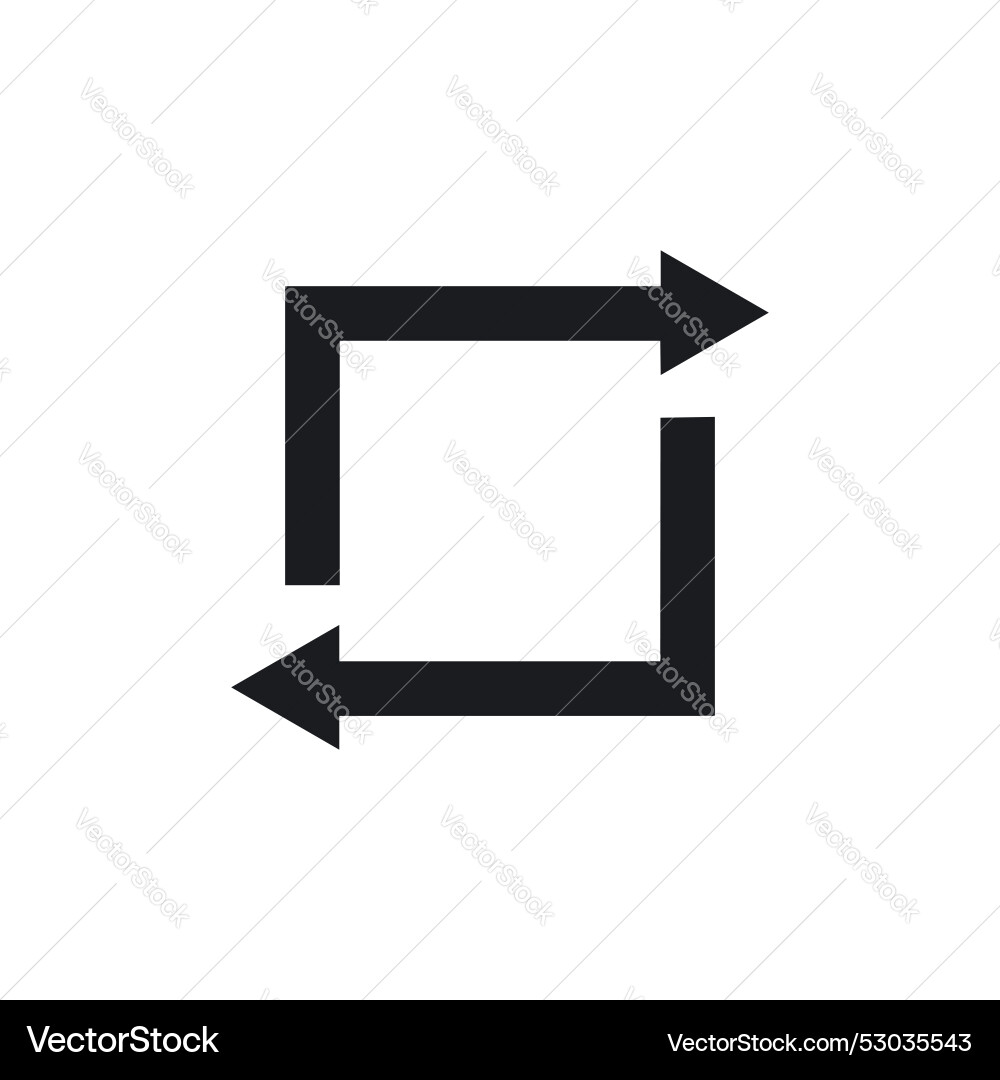 Exchange icon set switch or convert symbol Vector Image