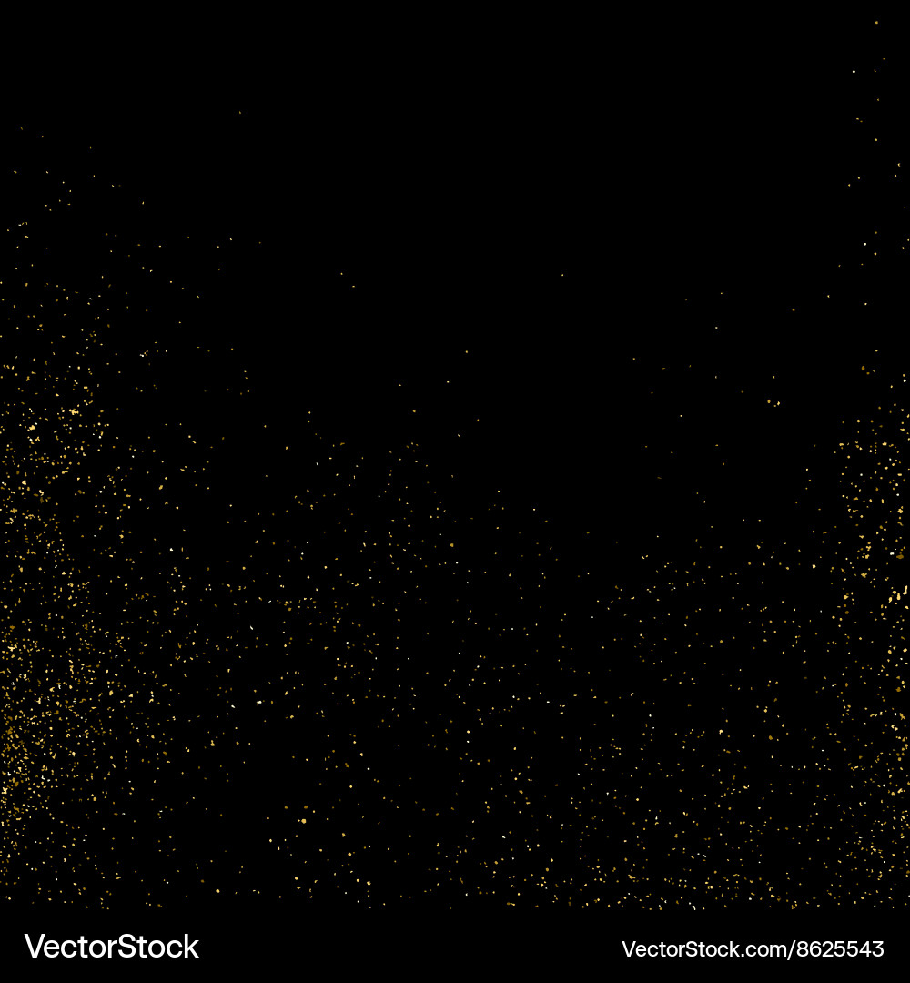 Gold glitter texture Vector Image