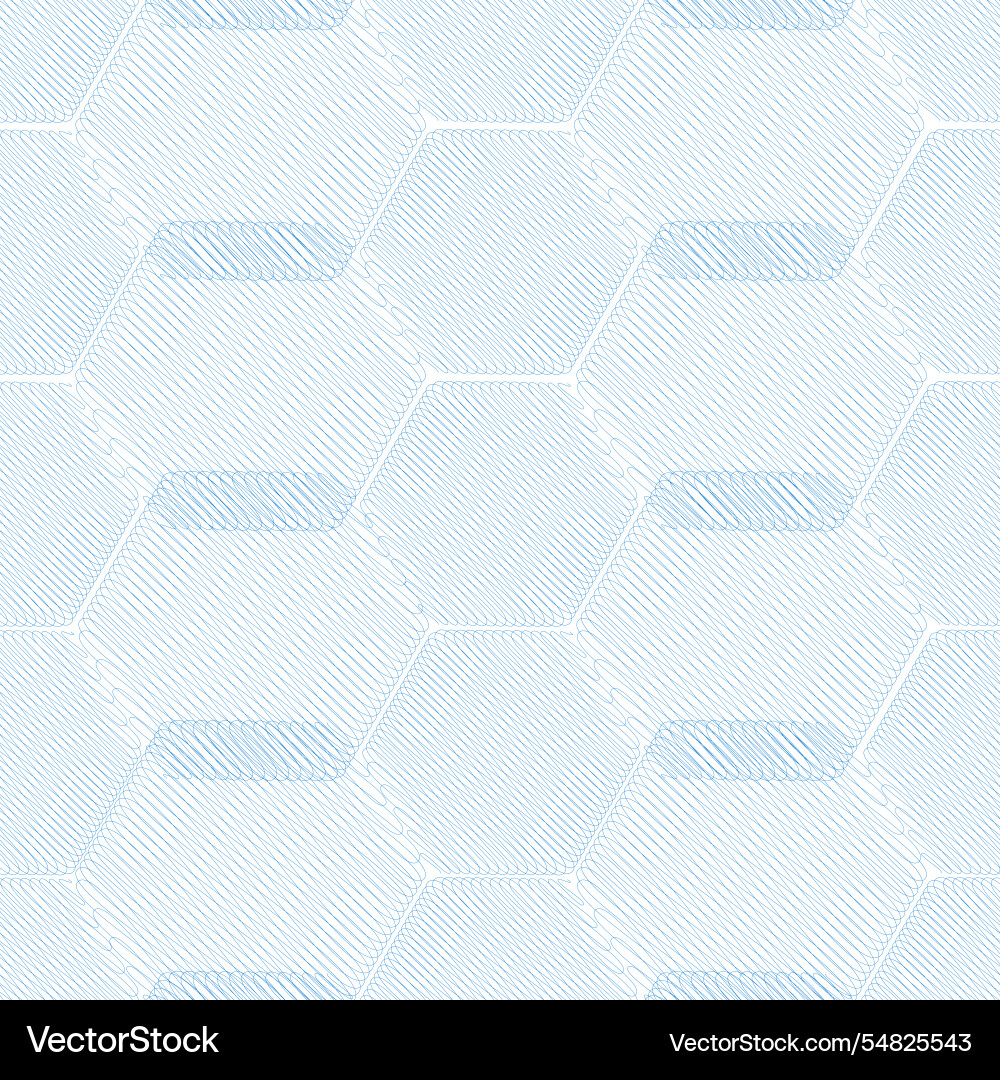 Seamless pattern with hexagon square cube vector image