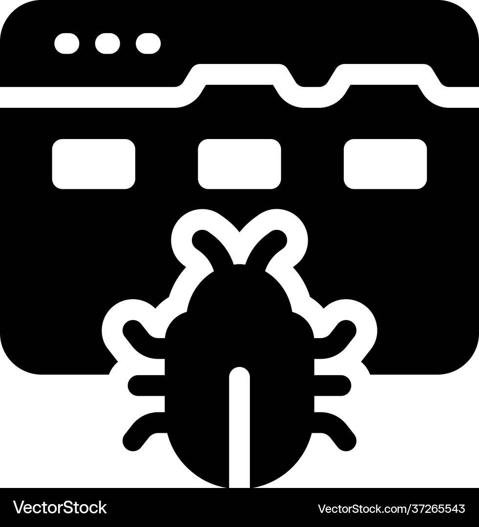 Web bug Vector Image