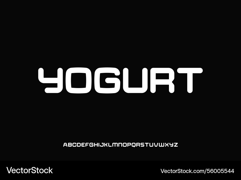 Display alphabet font design suitable Display alphabet font design suitable vector image