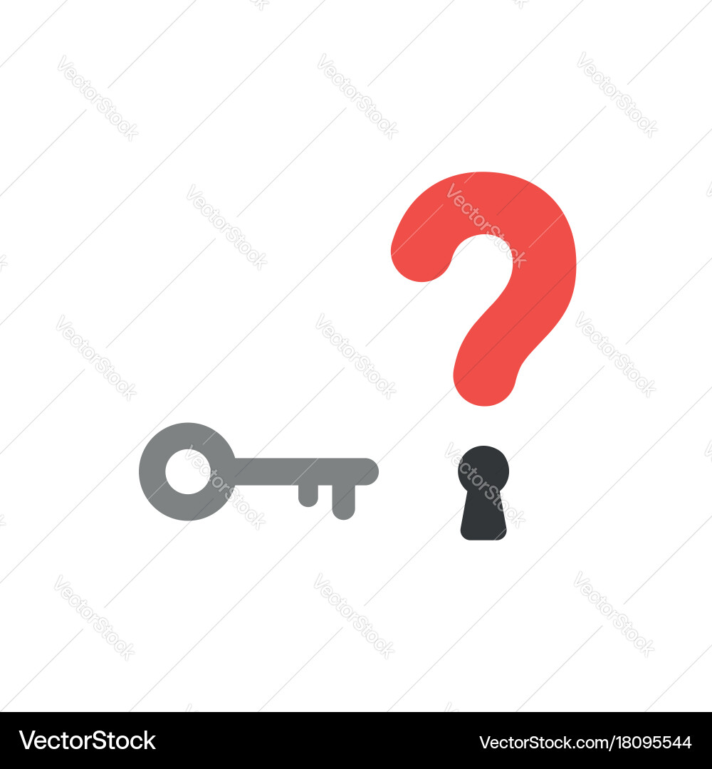 Flat design style concept question mark Vector Image