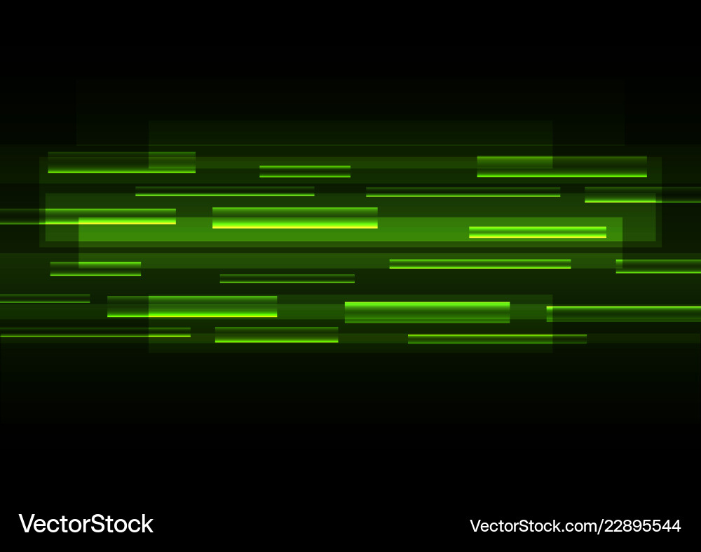 Green overlap pixel speed abstract background Vector Image