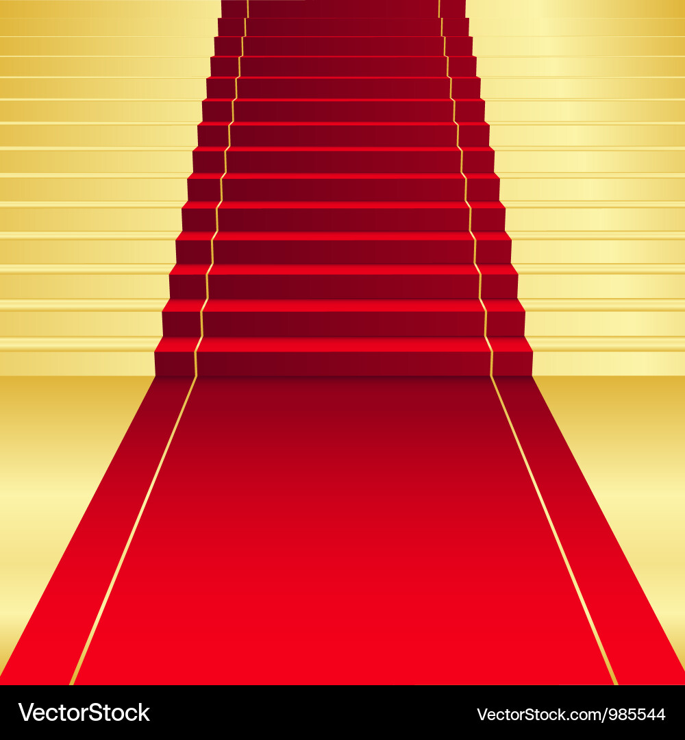 Red carpet Royalty Free Vector Image - VectorStock