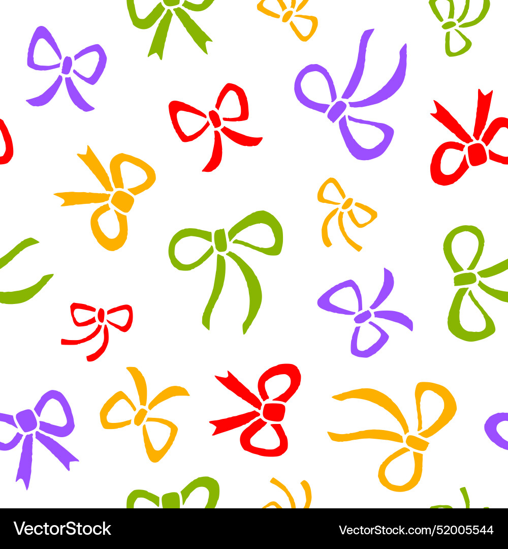 Ribbon seamless pattern for print wallpaper Ribbon seamless pattern for print wallpaper vector image