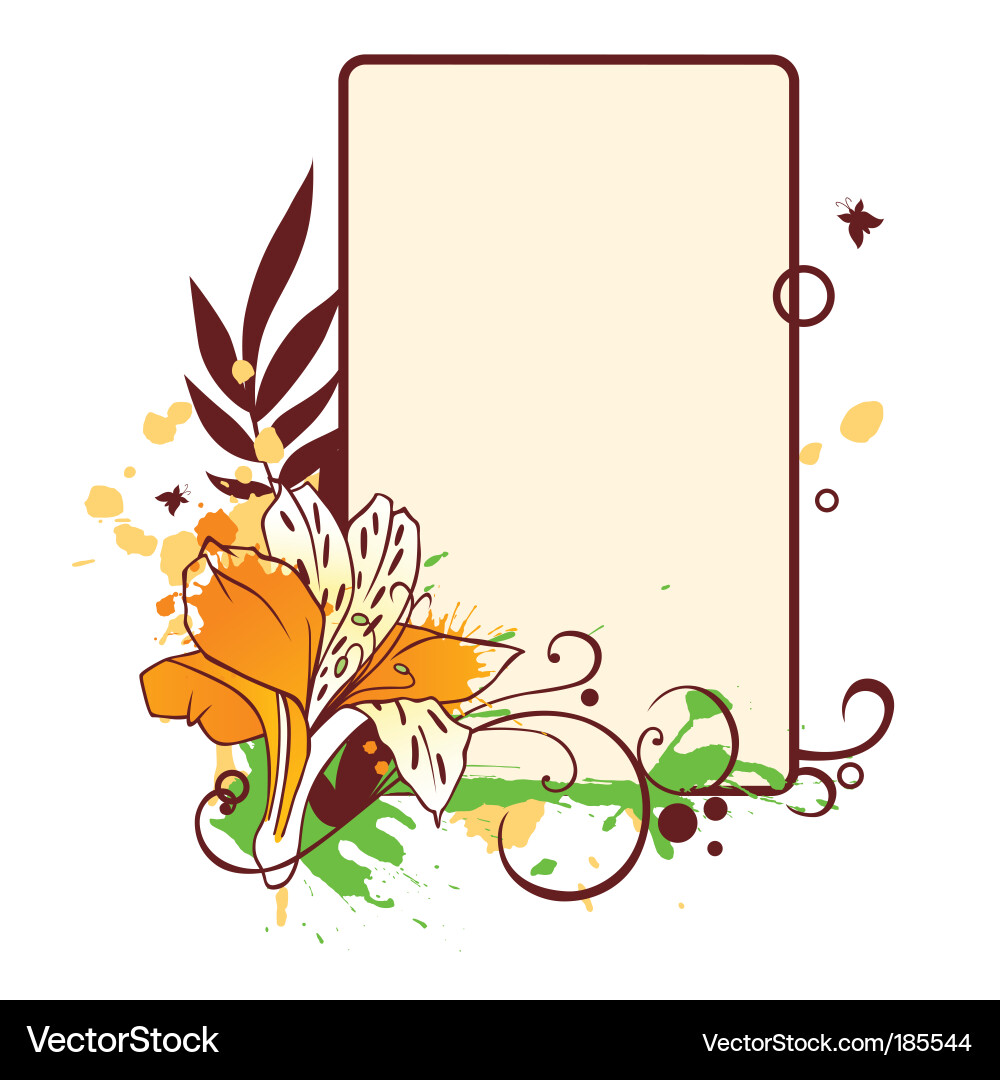 Scroll vignette Vector Image