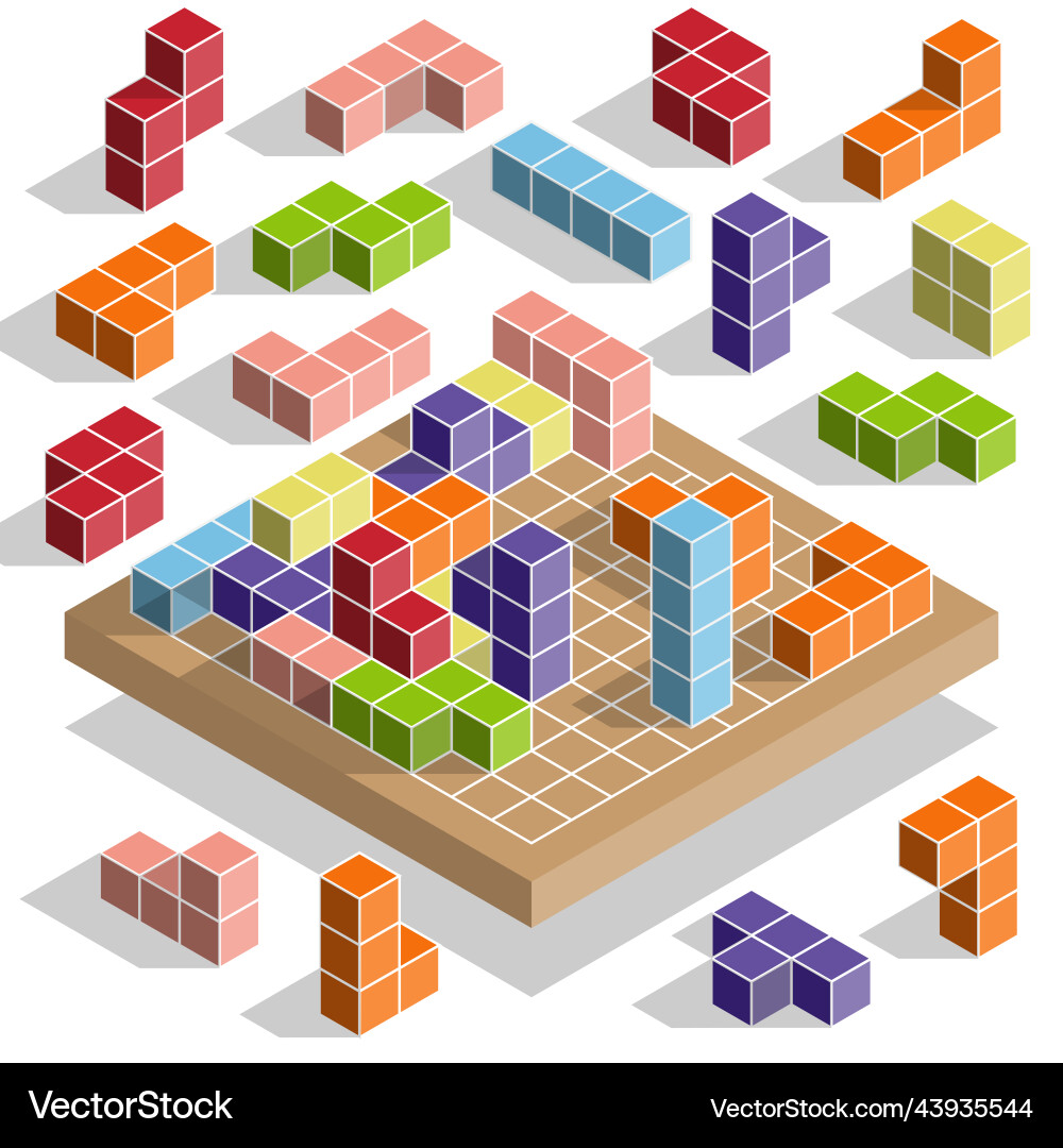 Tetris Tetris vector image