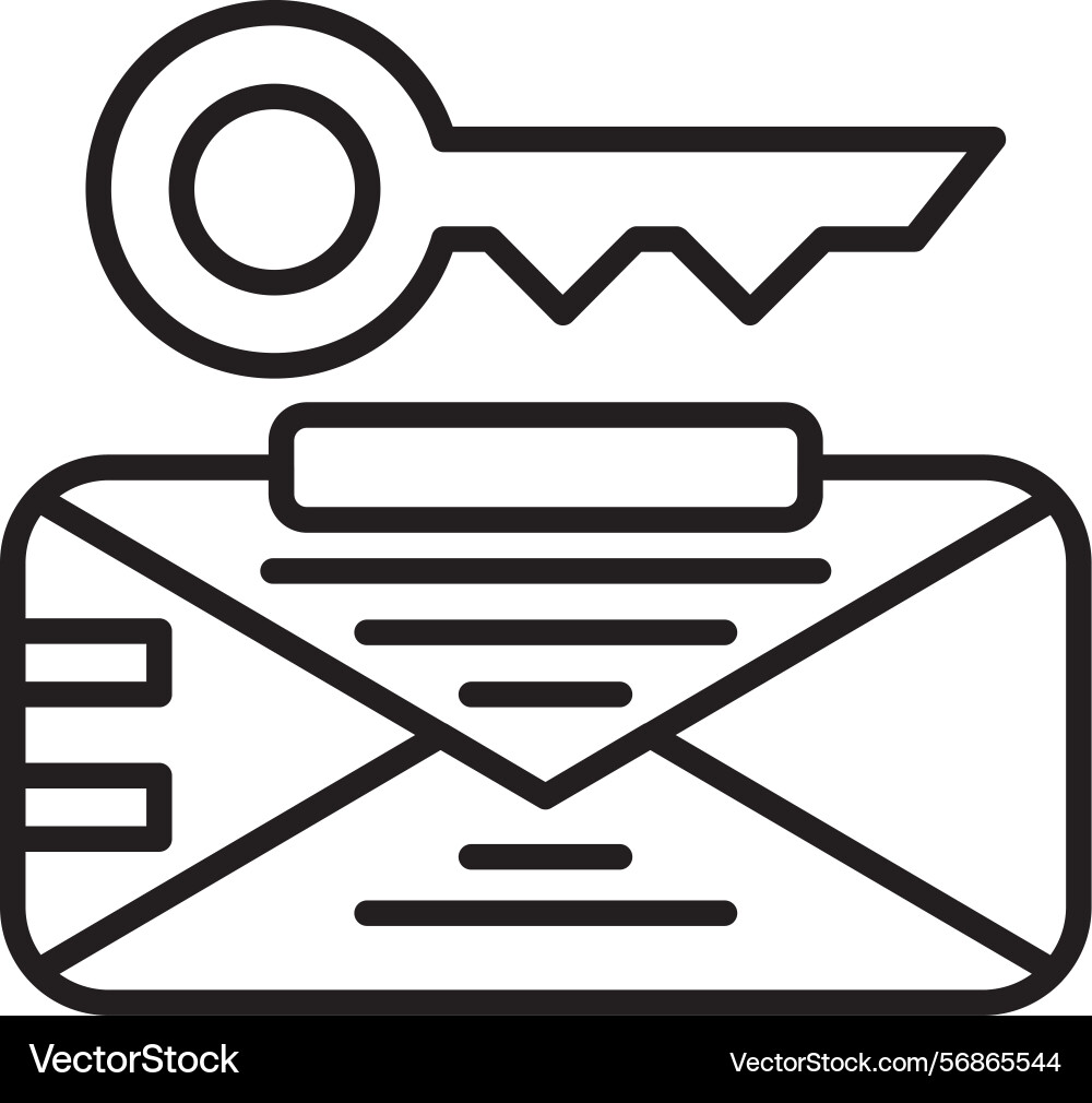 User authentication icon vector image