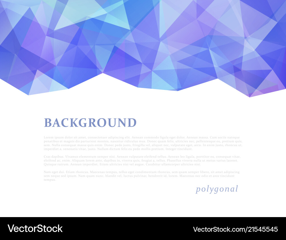 Abstract triangular banner Abstract triangular banner Vector Image