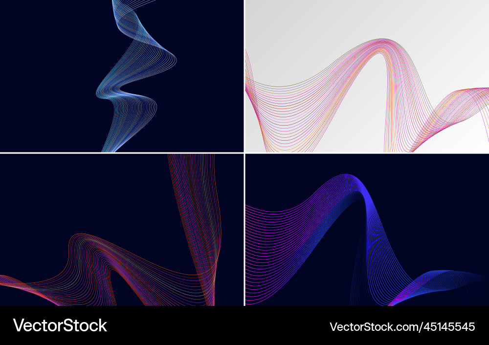 Collection of geometric minimal lines pattern set Collection of geometric minimal lines pattern set Vector Image