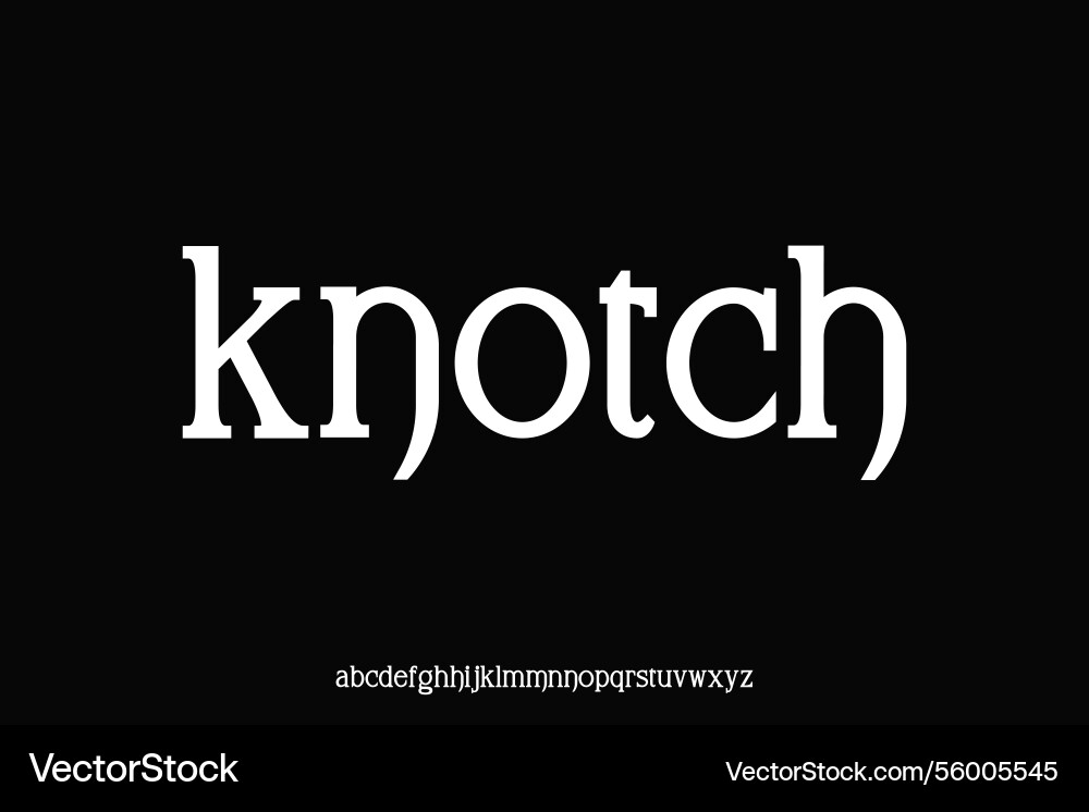 Display alphabet font design suitable Display alphabet font design suitable vector image