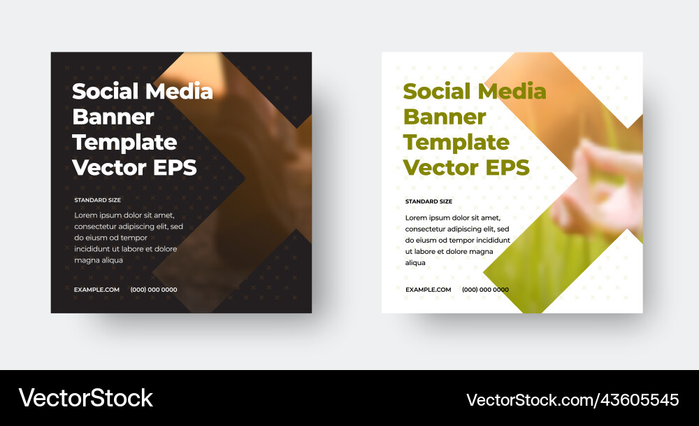 Eps banner template with pattern cross background Eps banner template with pattern cross background vector image