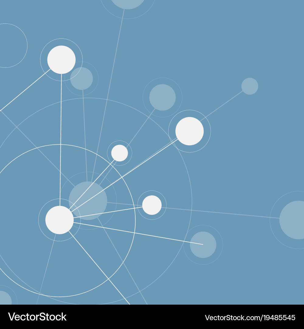 Network and connection design background Vector Image