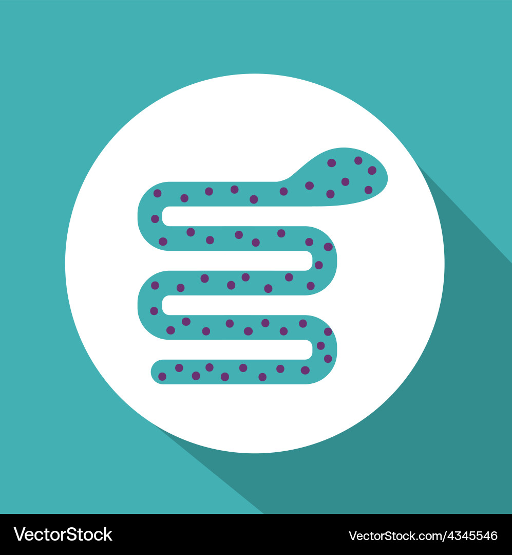 Computer worm design Vector Image