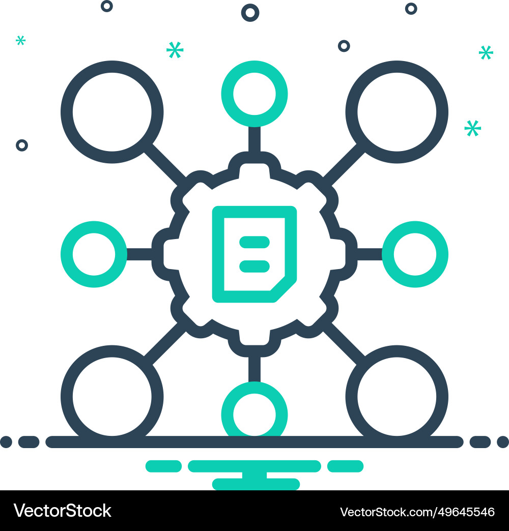 Framework Vector Image