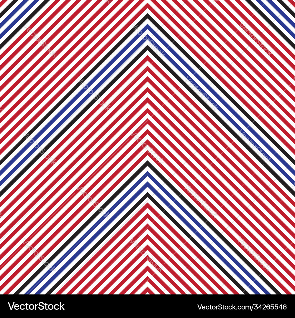 Red and Blue Diagonal Stripe Pattern Vector Image