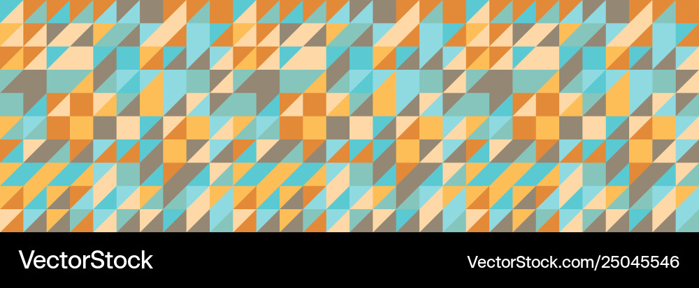 Seamless geometric triangle pattern abstract Vector Image