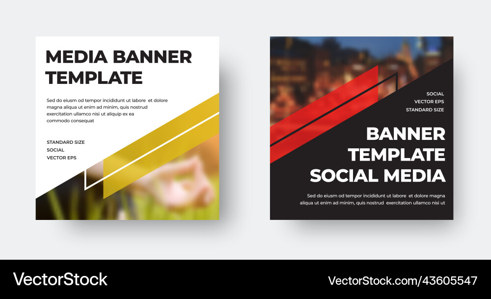 Eps web banner template with angular linear Eps web banner template with angular linear vector image