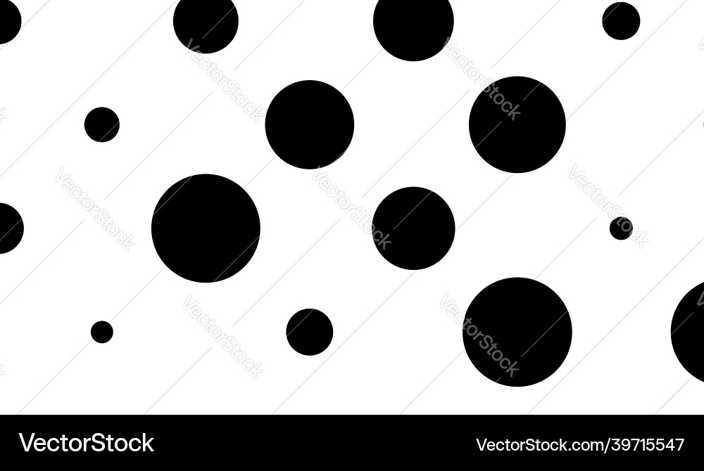 Halftone random circles dots pattern Vector Image