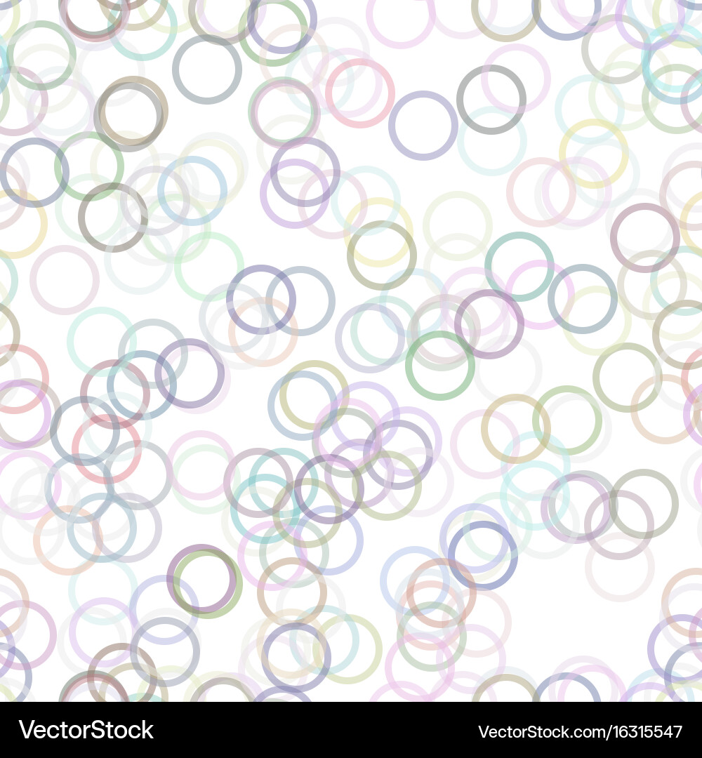Seamless geometric circle pattern background Vector Image