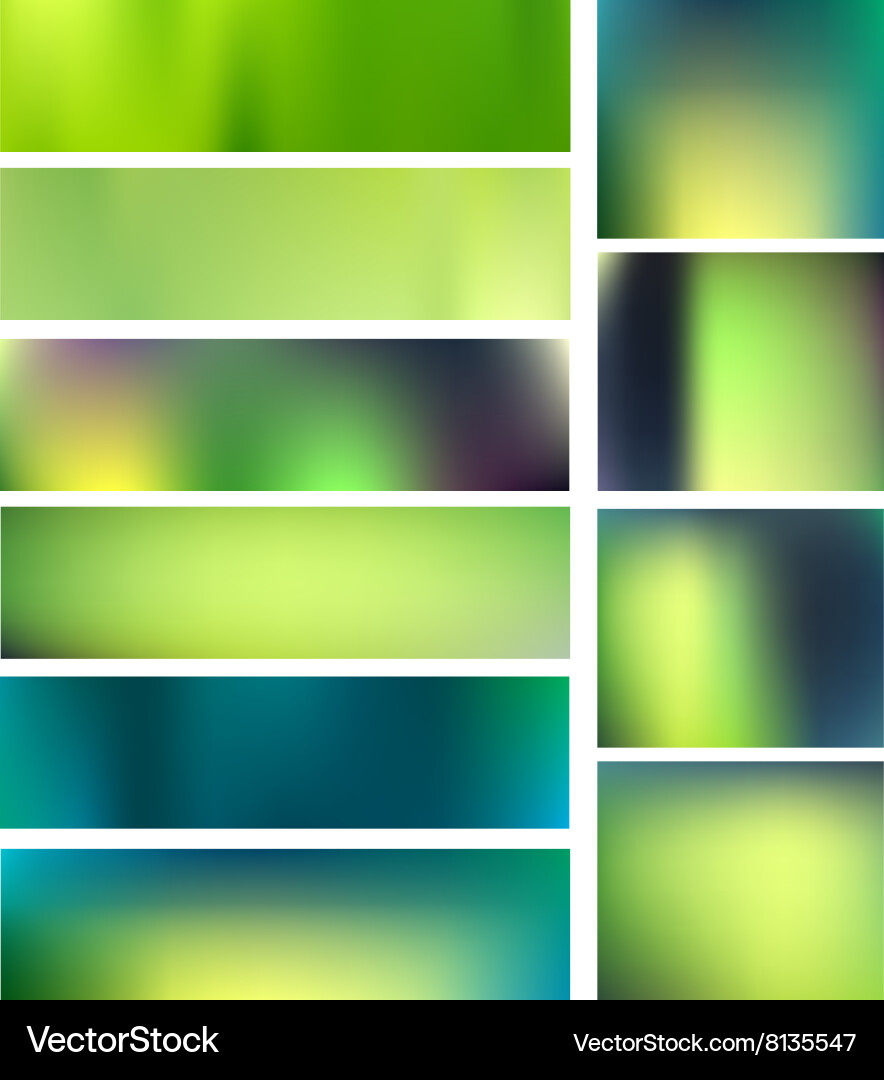Summer blurred backgrounds set – Royalty-Free Vector | VectorStock, image size:884x1080