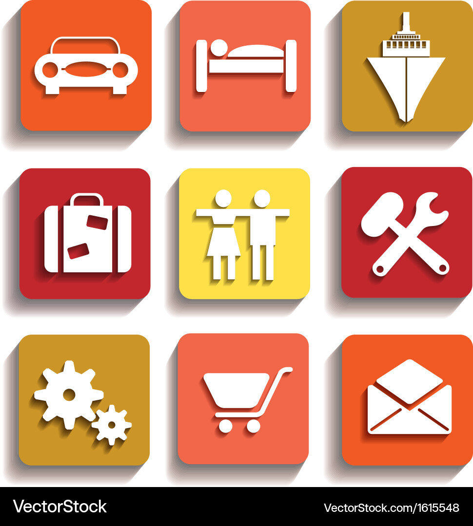 Icons Vector Image