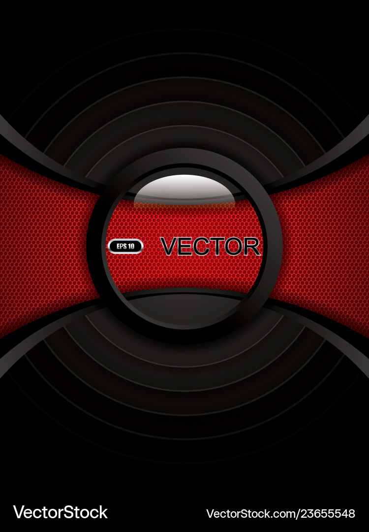 Metallic Red Abstract Background Vector Image