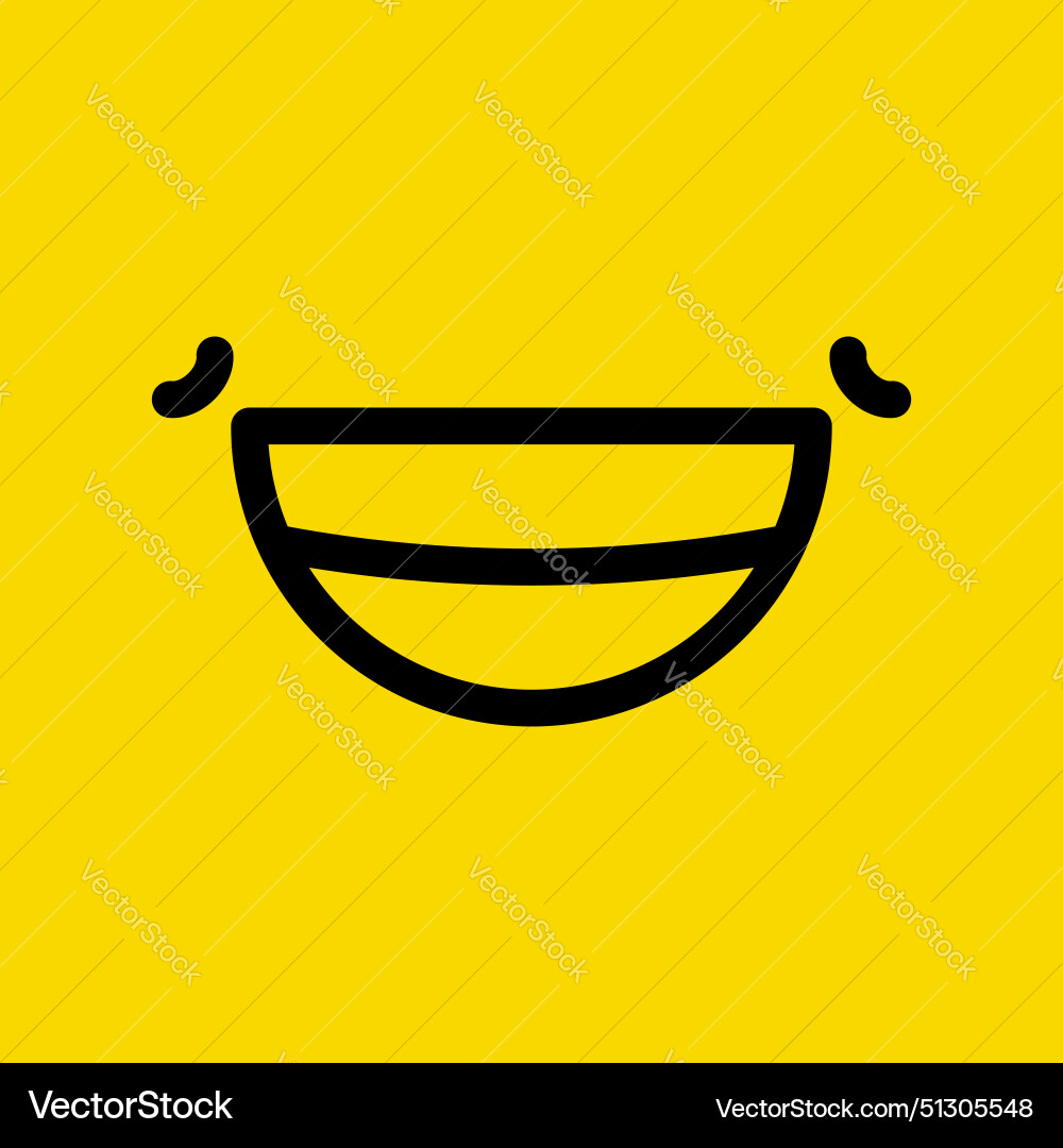 Smile line design element collection Smile line design element collection Vector Image