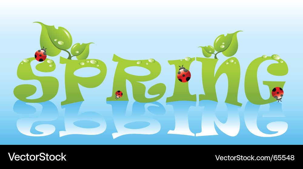 Spring Vector Image
