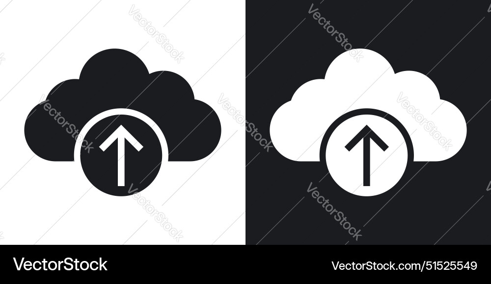 Cloud upload icon Vector Image