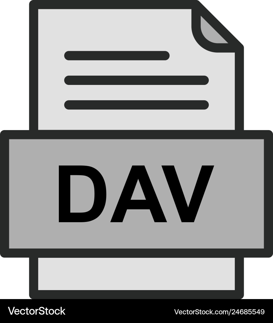 Dev file document icon Vector Image