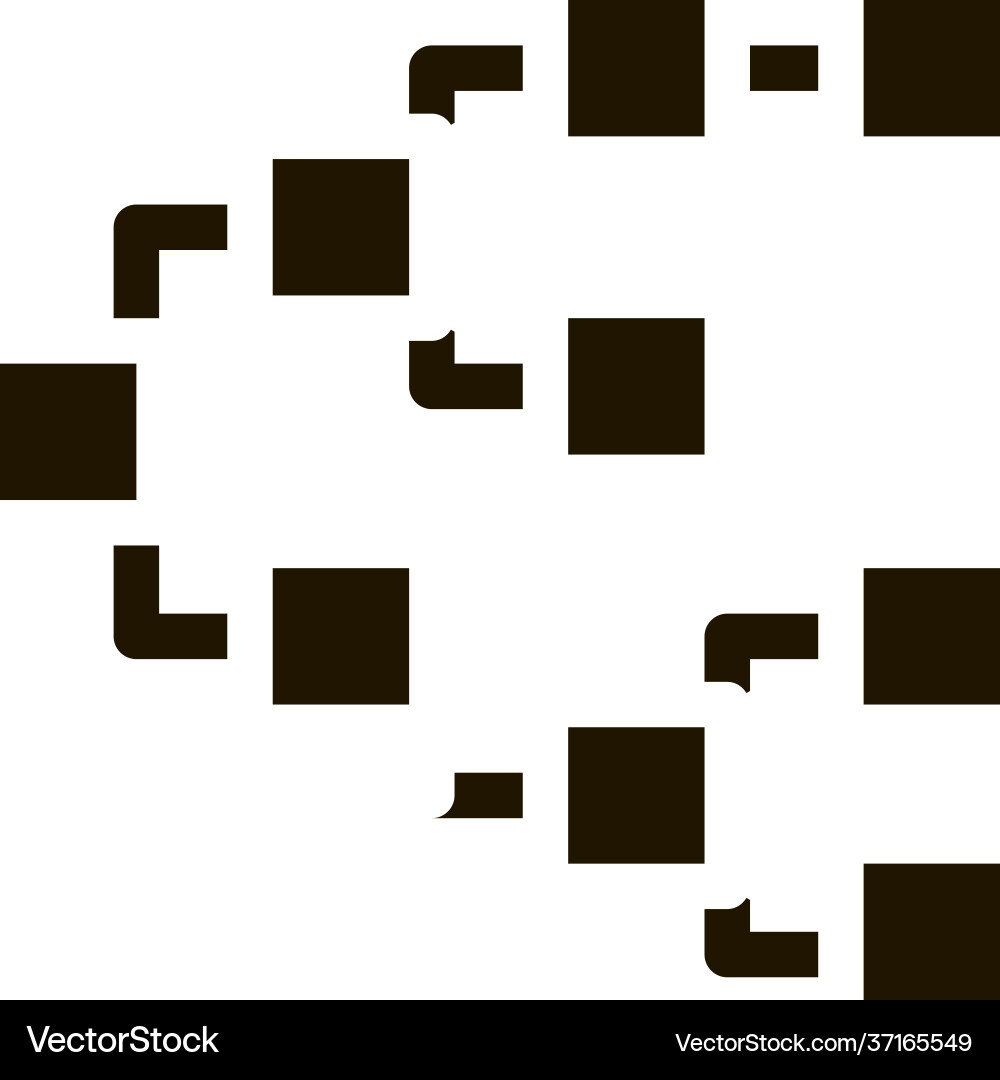 Front end hierarchy icon glyph Vector Image