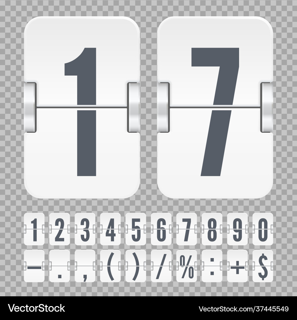 Template for time counter or web page timer Template for time counter or web page timer vector image