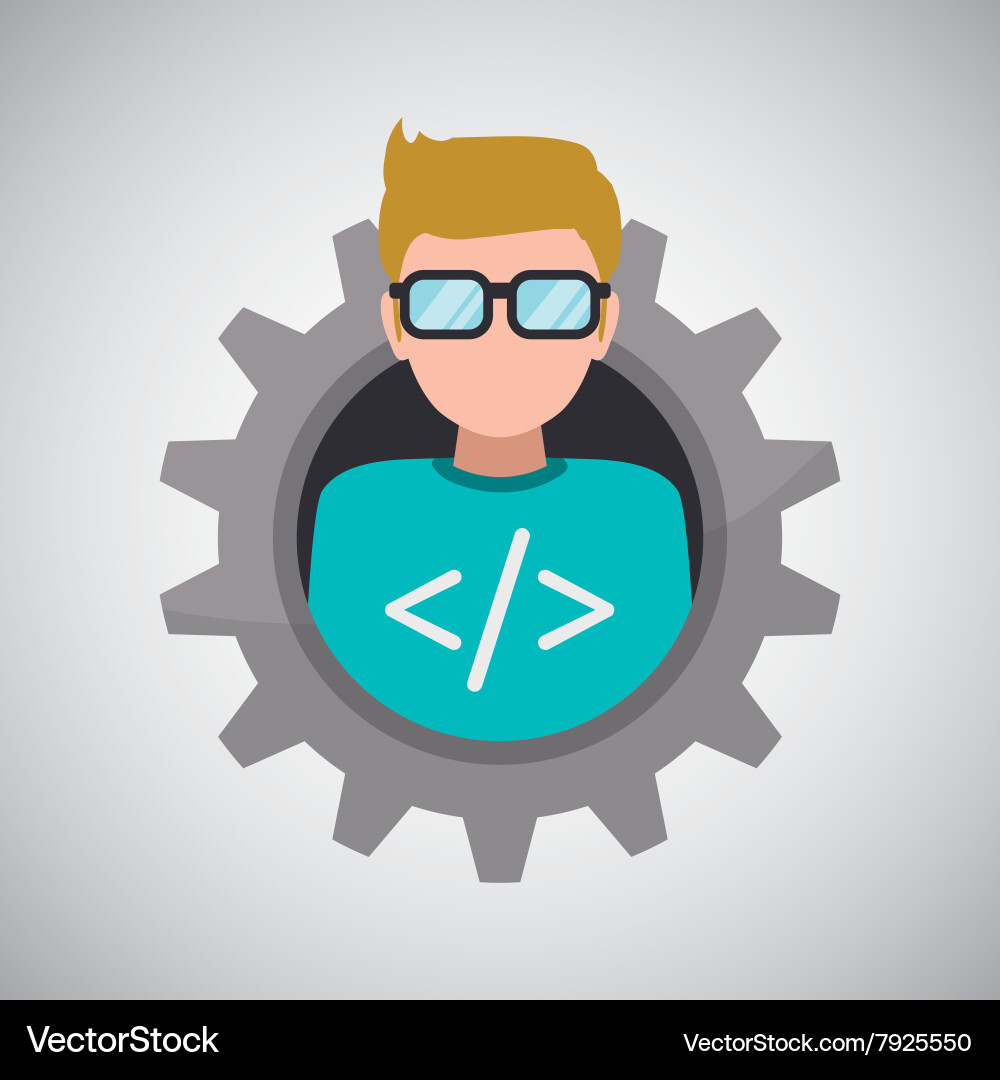 Development and software design Vector Image