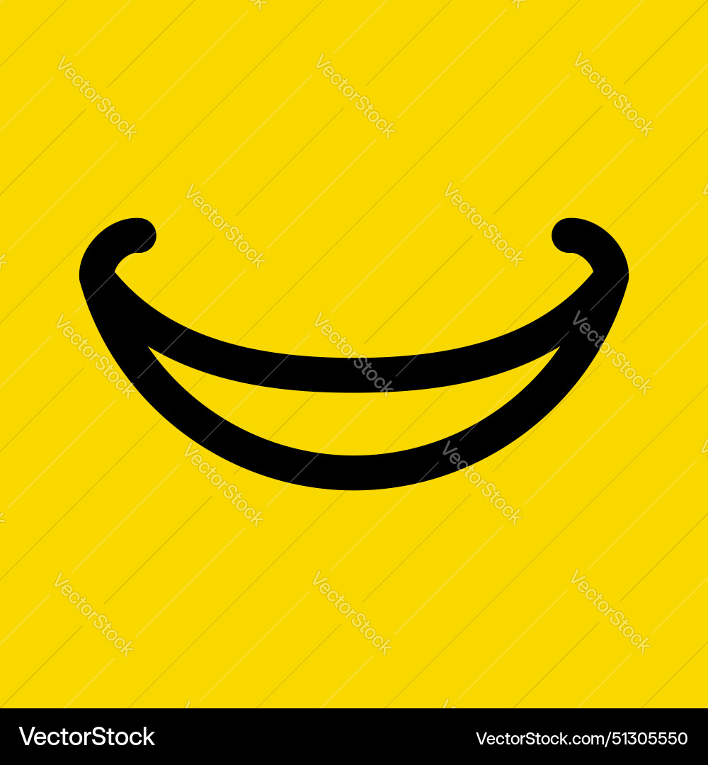 Smile line design element collection Smile line design element collection Vector Image