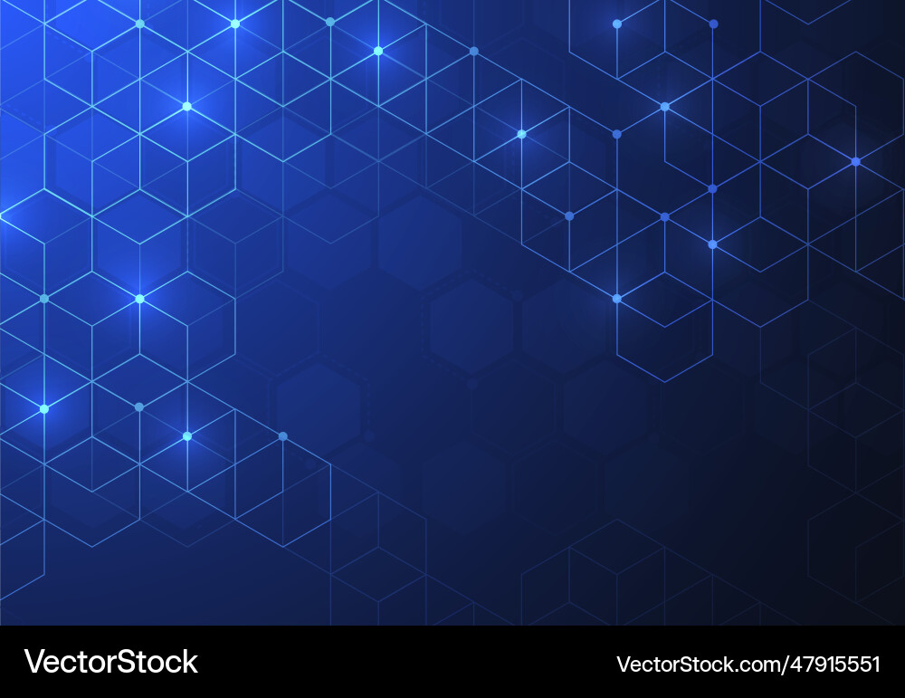 Abstract technology lines and dots connection Abstract technology lines and dots connection Vector Image