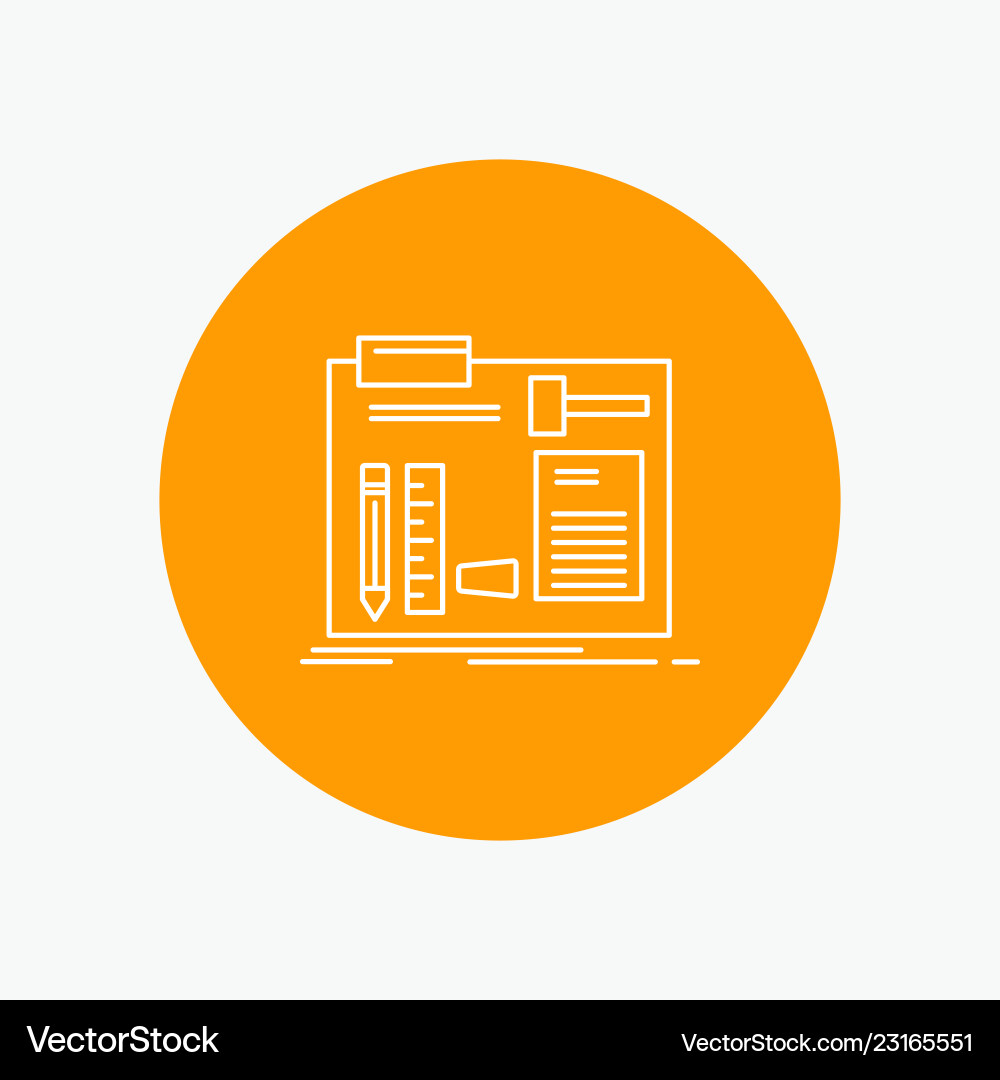 Build construct diy engineer workshop white line Build construct diy engineer workshop white line Vector Image