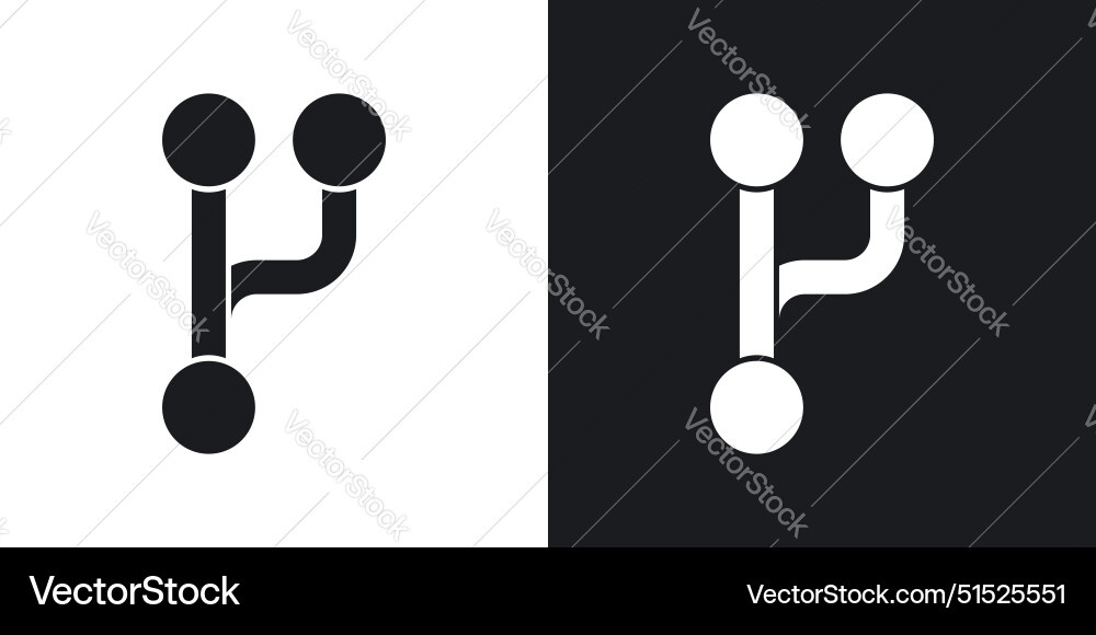 Code branch icon Code branch icon vector image