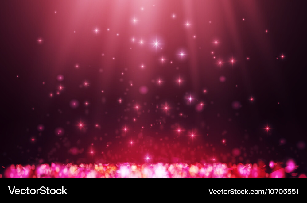 Shining blur bokeh background for your design Vector Image